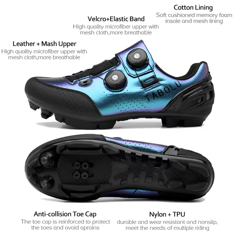Hommes vitesse cyclisme Sneaker SPD VTT chaussures femmes chaussure de vélo vtt