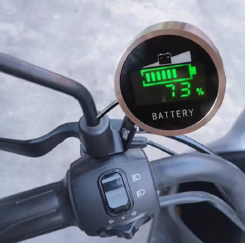 Indicateur de capacité de batterie pour vélo électrique 12V 24V 36V 48V 60V 72V 84V 120V