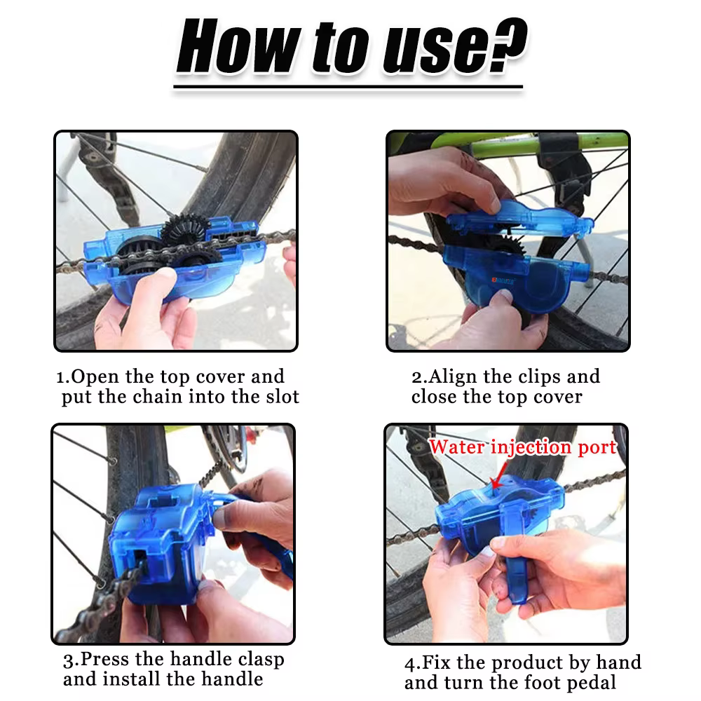Nettoyeur de chaîne de vélo