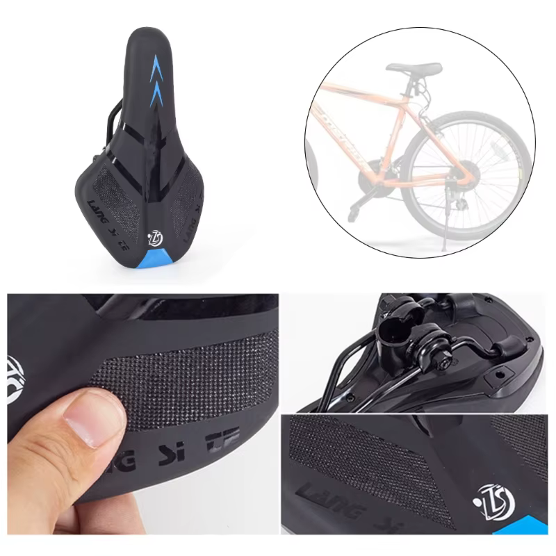 Selle de vélo de route ultralégère et étanche pour enfant, avec coussin, en polymère, amissié, pour VTT