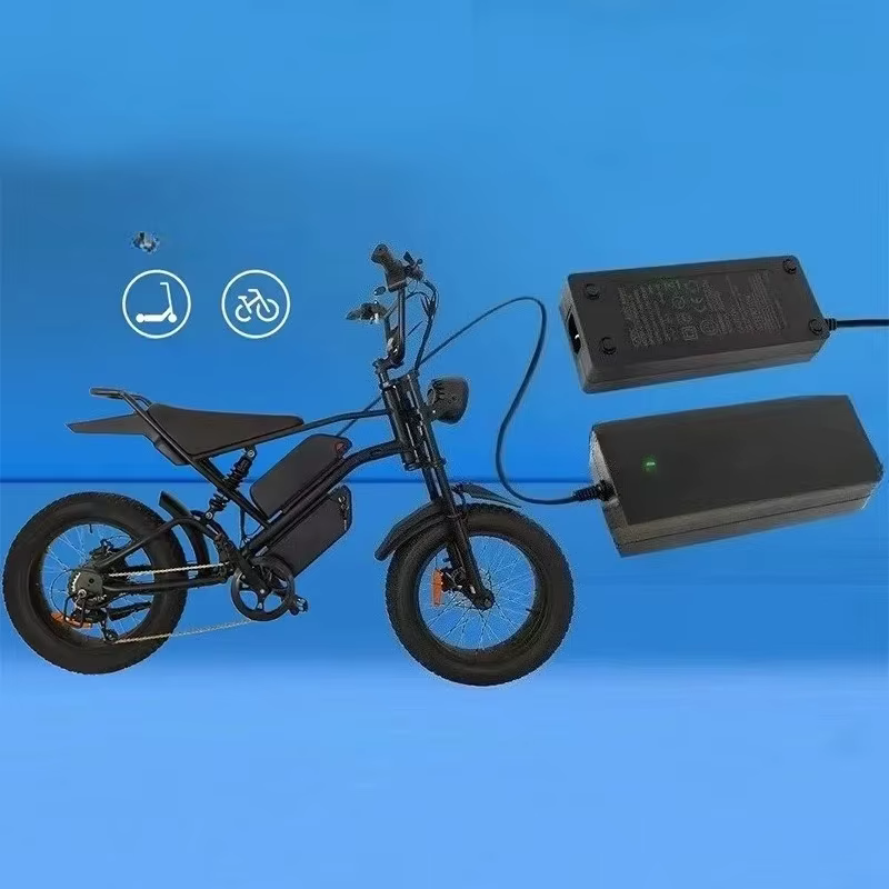 Chargeur de vélo électrique 42V 2A compatible avec la batterie