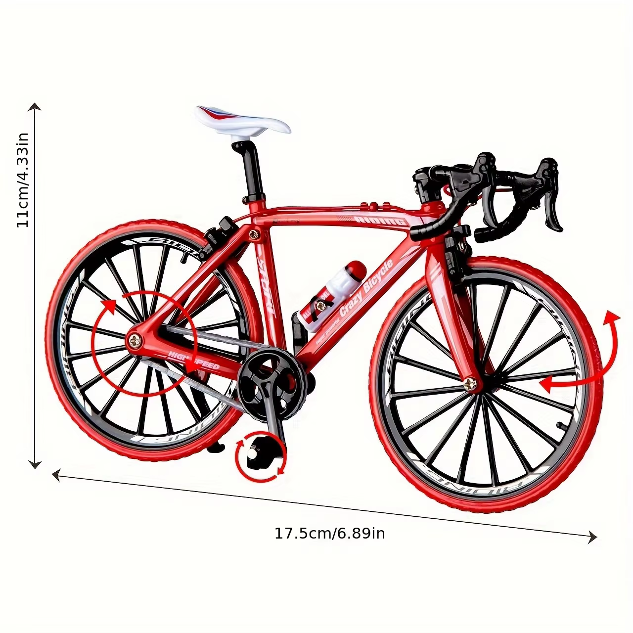 Ornement de modèle de vélo de montagne à monter soi-même