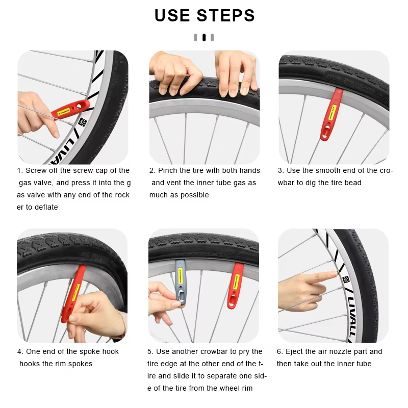RIDERACE – levier de pneu de vélo ultraléger