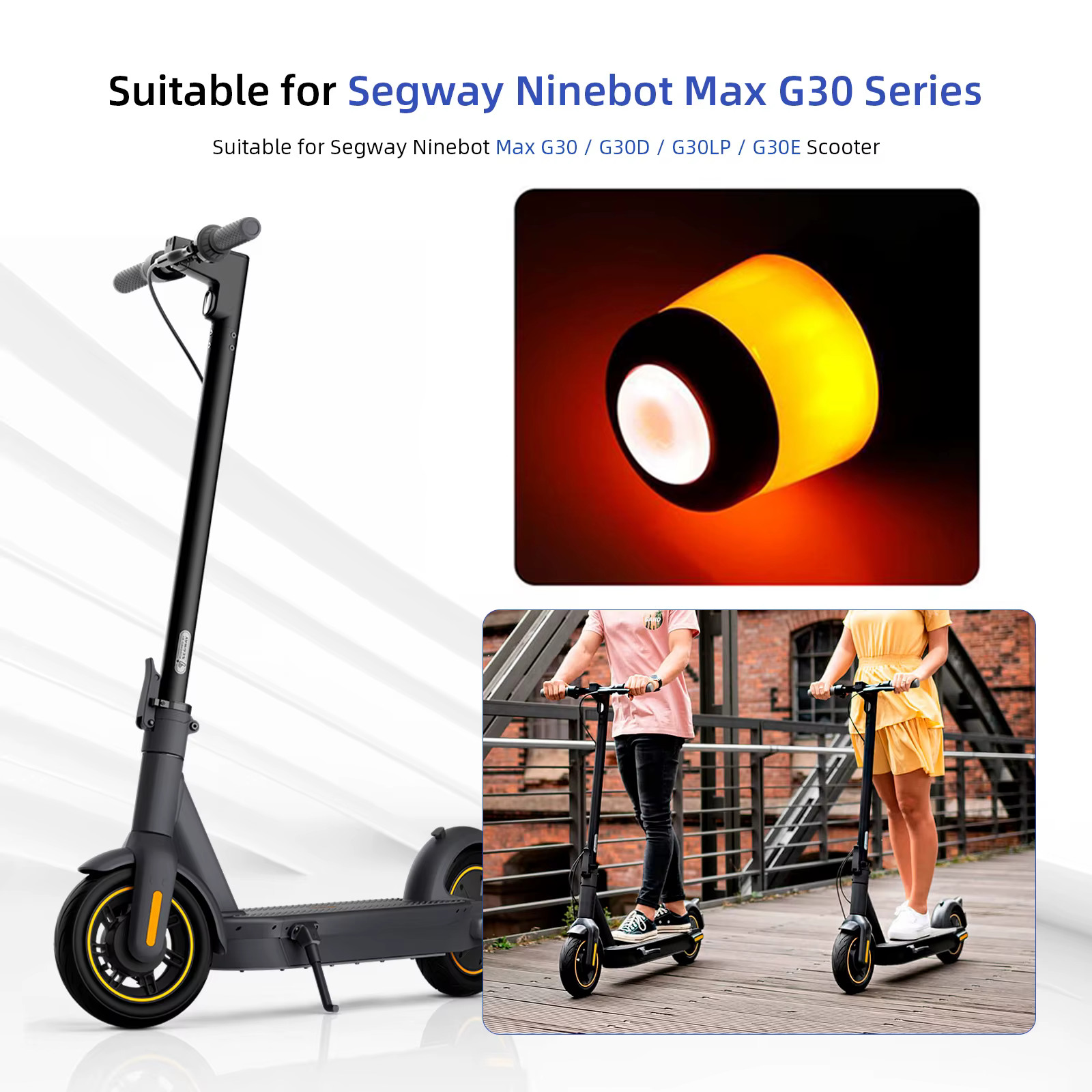Lumière d'avertissement pour Scooter électrique