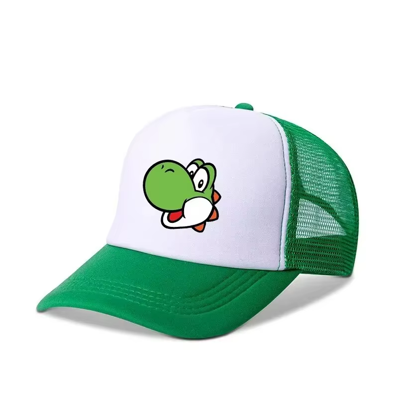 Casquette de baseball Mario Wario Toad Luigi Peach Princess pour enfants, figurines de jeux d'anime, casquette de costume Mario, chapeau pare-soleil à lettres, cadeau pour enfants