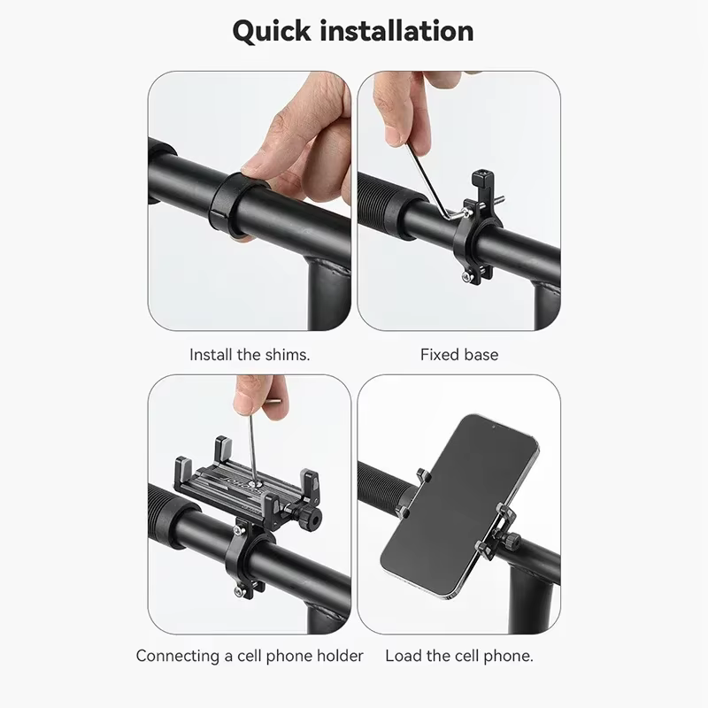 Support de téléphone pour moto et vélo électrique