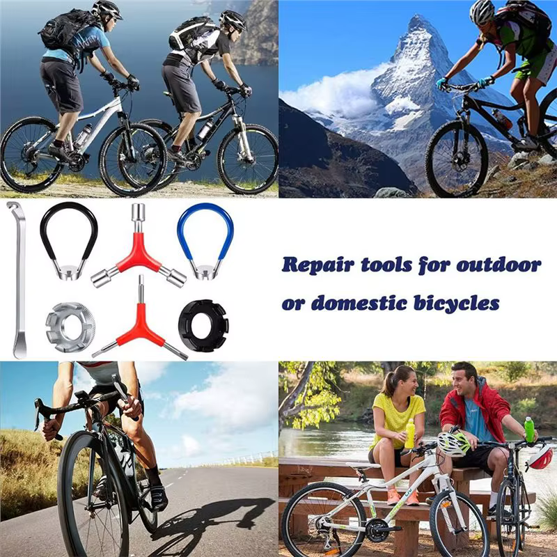 Clé à rayons de vélo ABHT avec poignée en caoutchouc