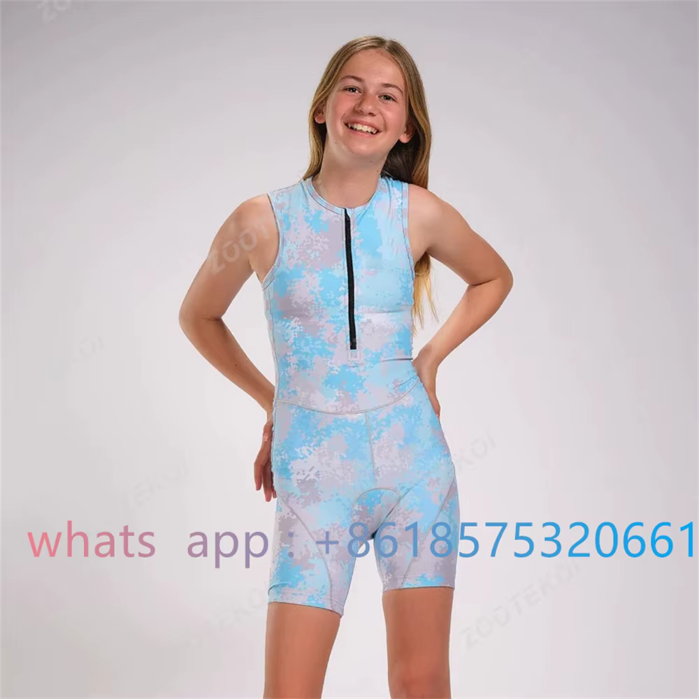 Zootekoi-Maillot de cyclisme à manches courtes pour enfants