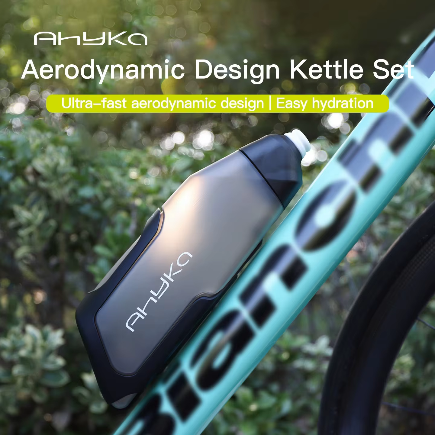 Support de bouteille d'eau aérodynamique AhyKa pour vélo