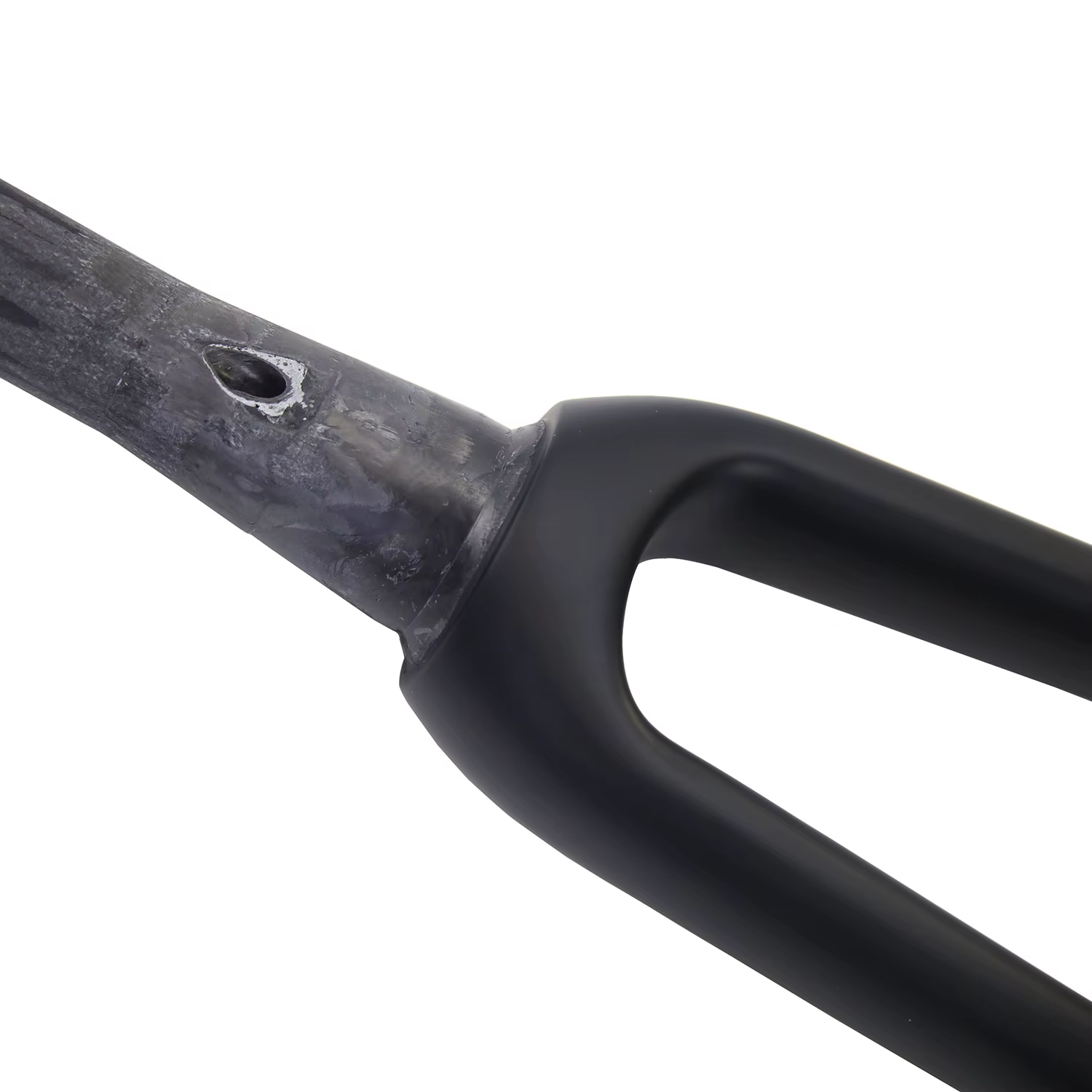 Fourche de vélo de route rigide en carbone