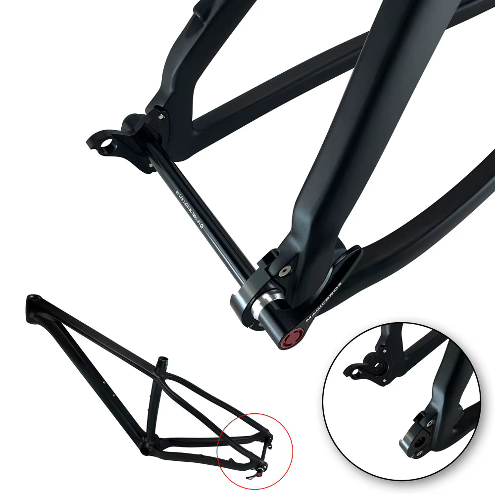 Cadre de vélo en carbone T800 vtt