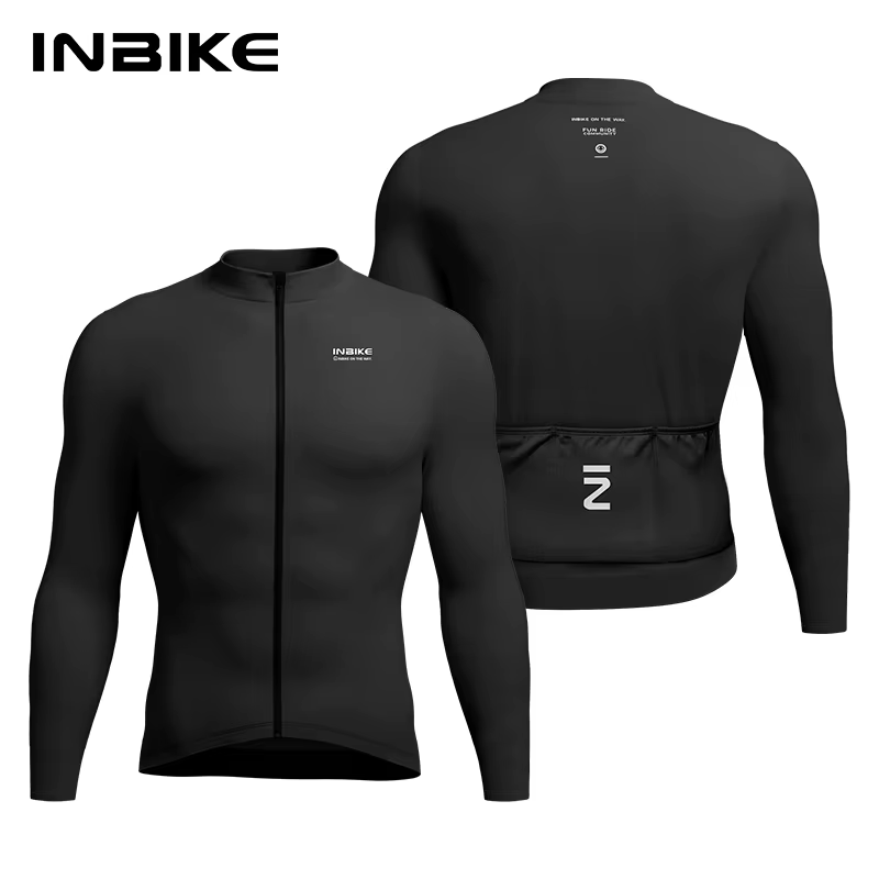 INBIKE 2025 hiver homme maillot de cyclisme à manches longues thermique polaire vélo