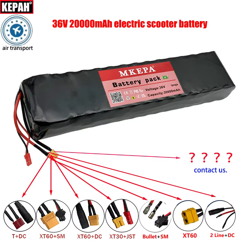 Batterie de scooter électrique 10S3P 36V 42V 20Ah