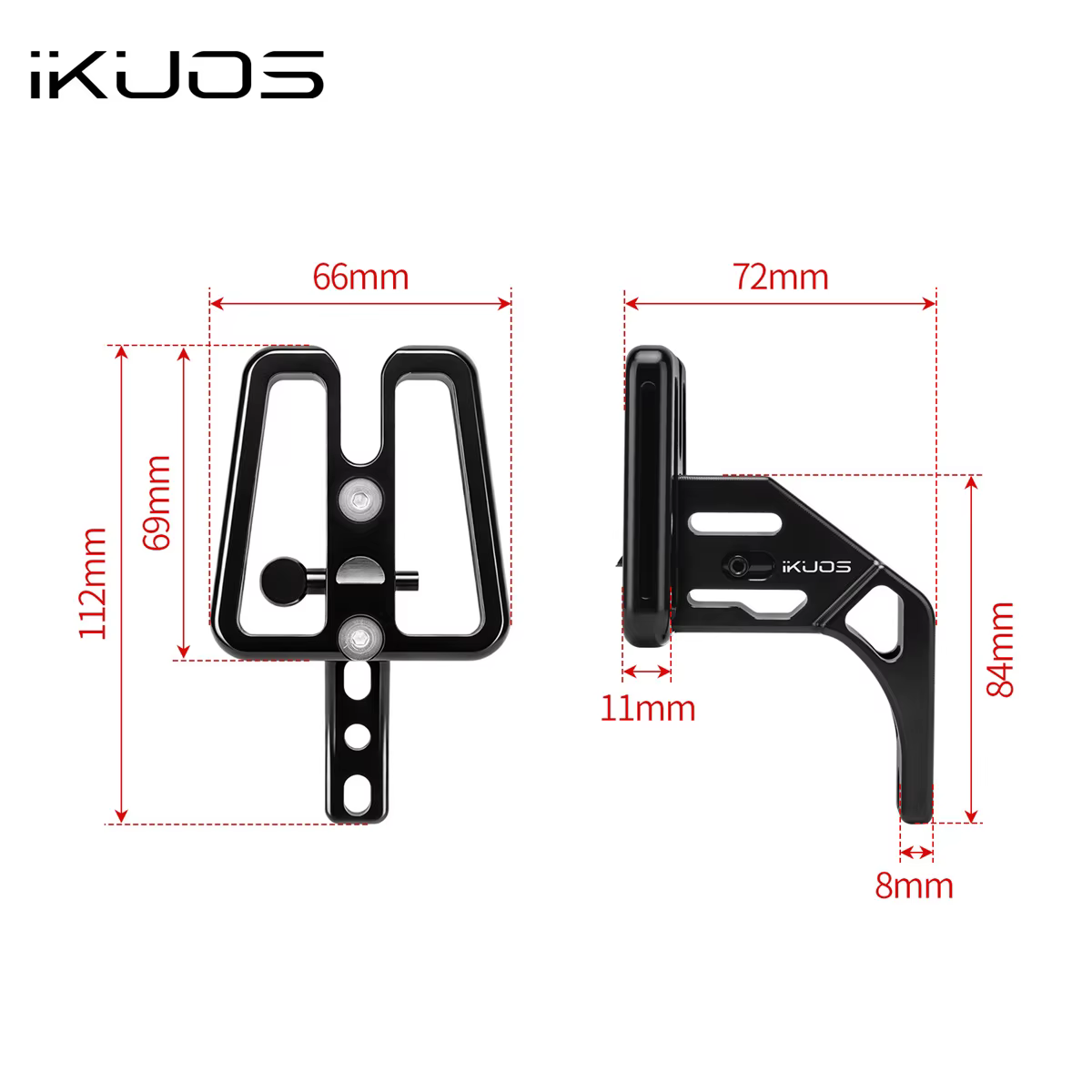 Support de porte-sac intégré KUOS pour vélos pliants Brompton Dahon Java Neo3 – Accessoire de vélo pour augmenter la
