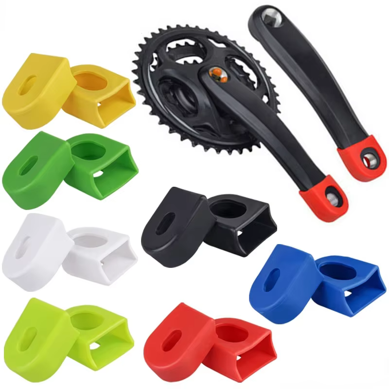 Couvercle de protection de manivelle de vélo en Silicone