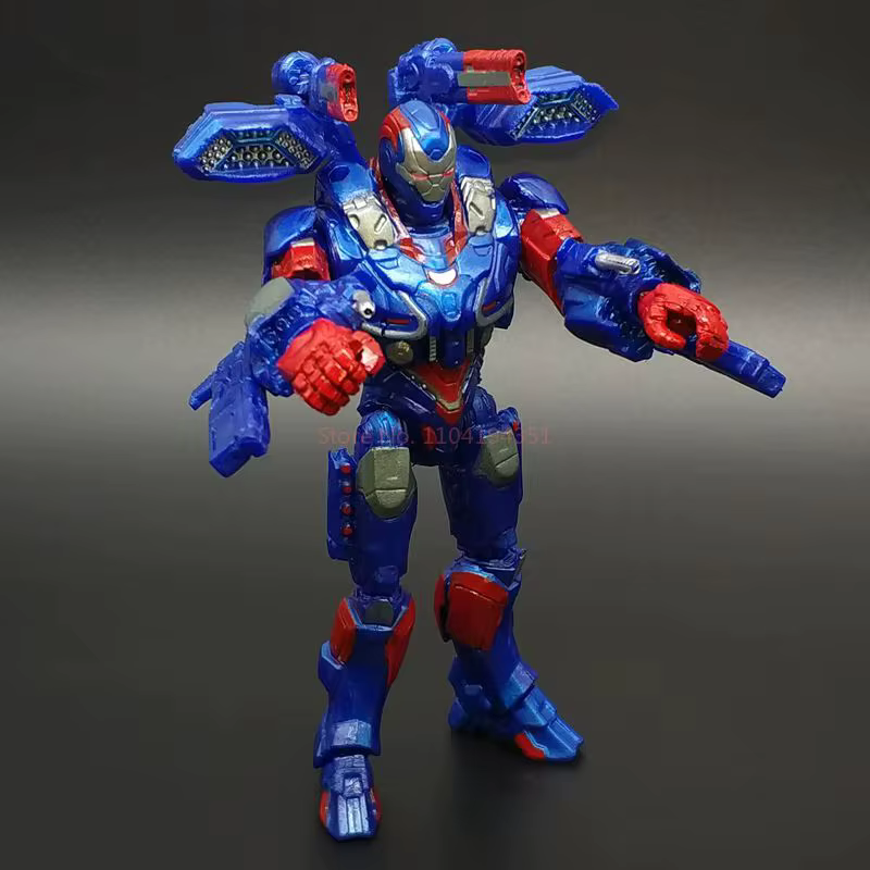 Modèle de figurine d'action Marvel Iron Man Avengers, statue d'anime, figurine de machine de guerre, cadeaux de collection, 3.75 pouces, en stock