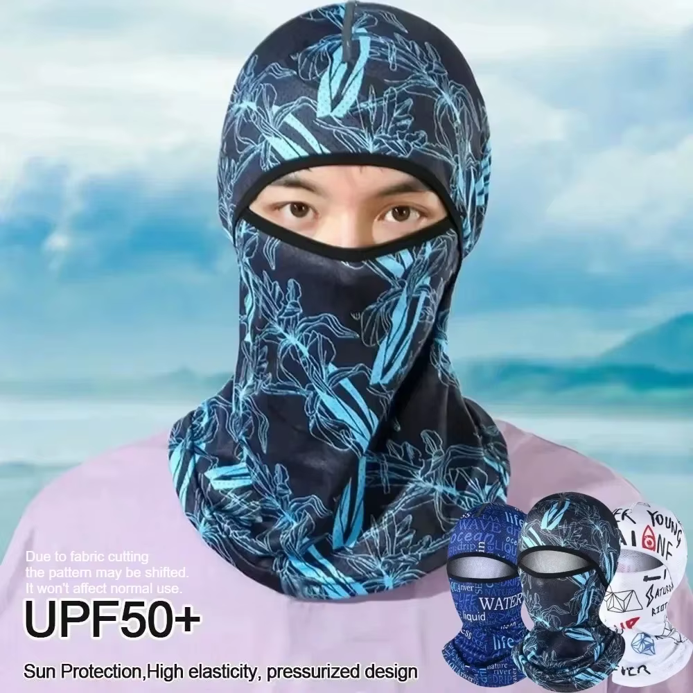 Cagoule d'été fraîche en soie glacée