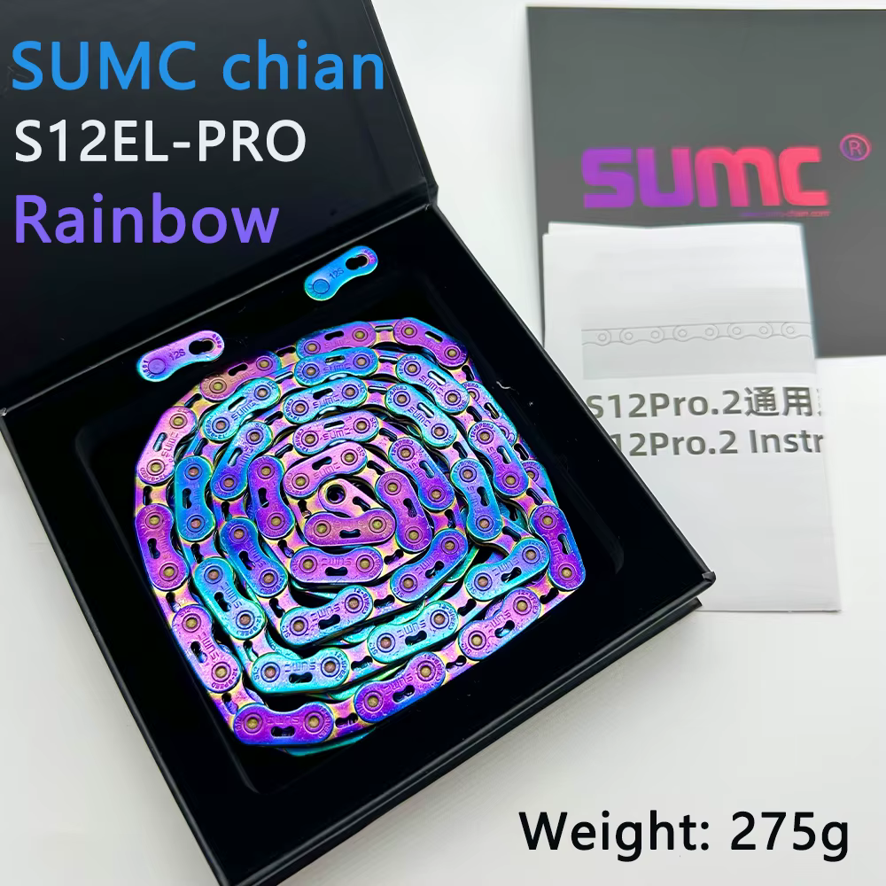 SUMC Bicycles Chaîne croissant creuse de qualité supérieure pour Shimano