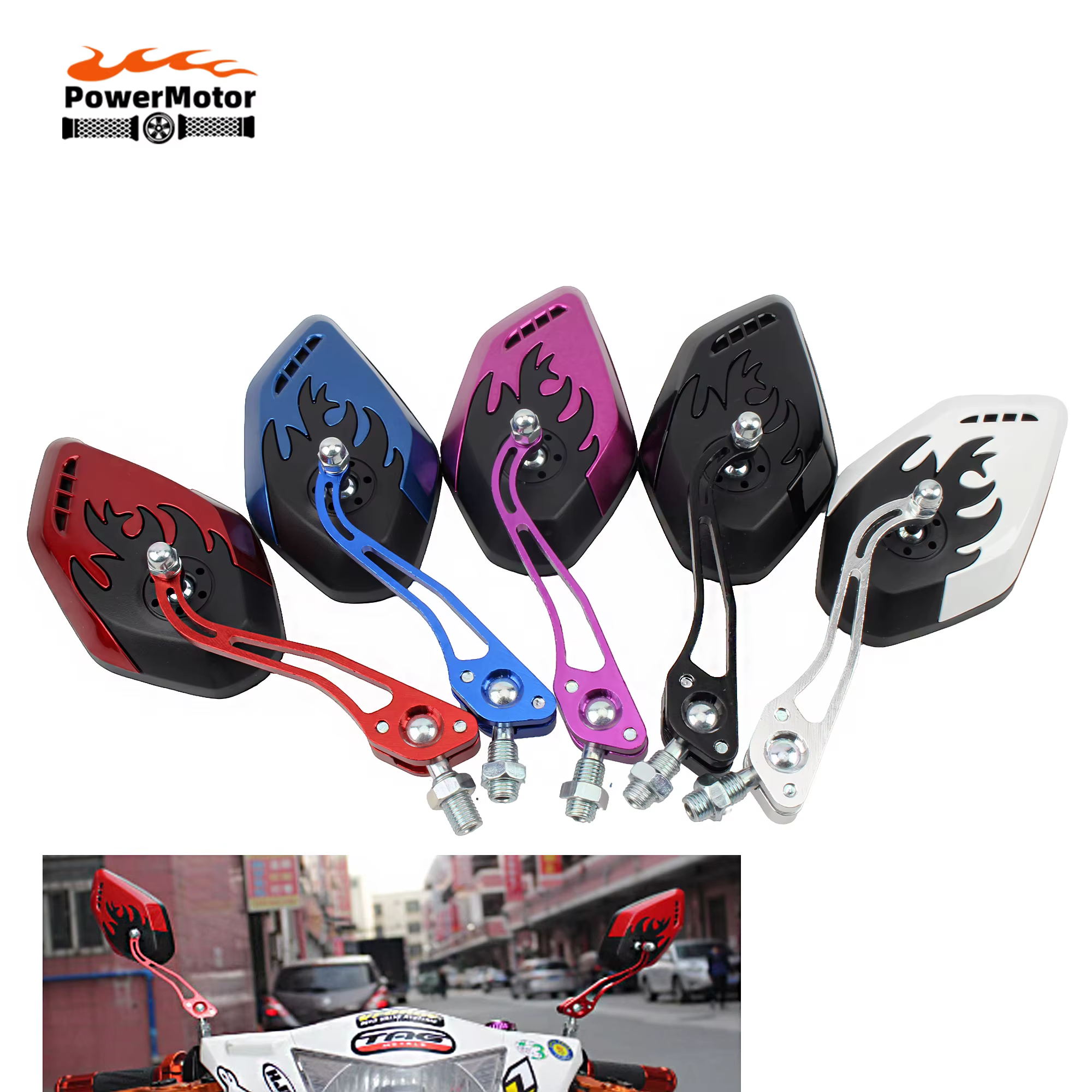 Rétroviseur universel pour moto et scooter