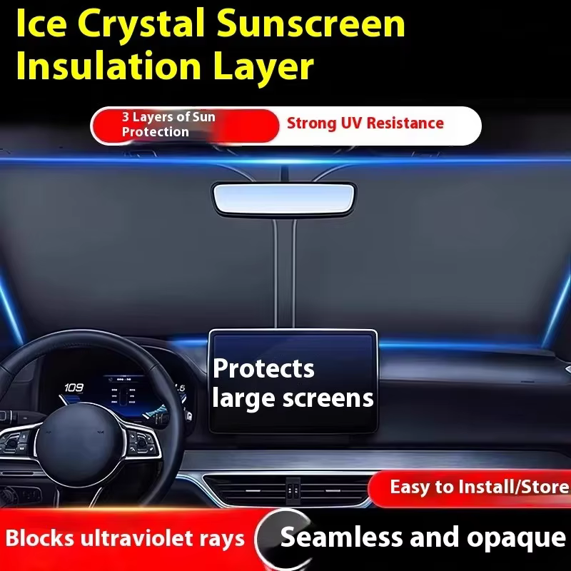 Pare-soleil pour pare-brise de voiture Renault Koleos 2010-2018 2019 2020 2021 2022 2023, accessoires réflecteurs offrant une protection solaire