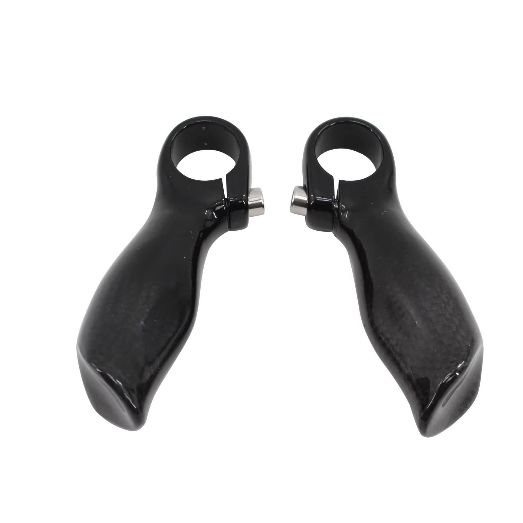Nouveau Design ergonomique VTT 3K extrémités de barre en Fiber de carbone petit guidon auxiliaire