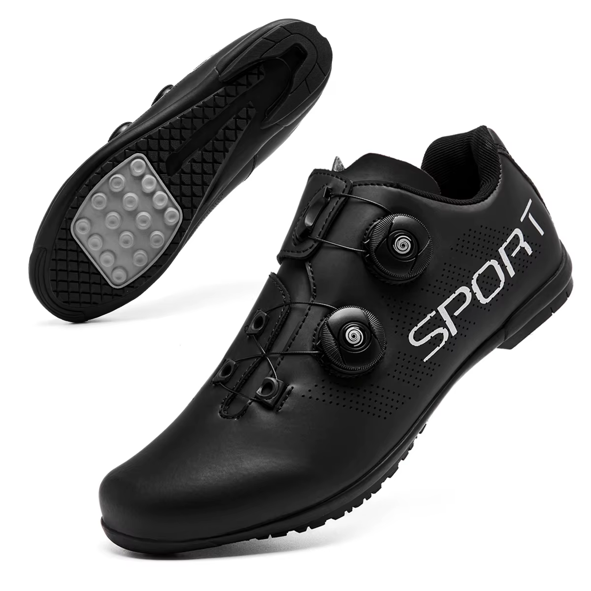 Chaussures de cyclisme respirantes à l'offre elles en caoutchouc