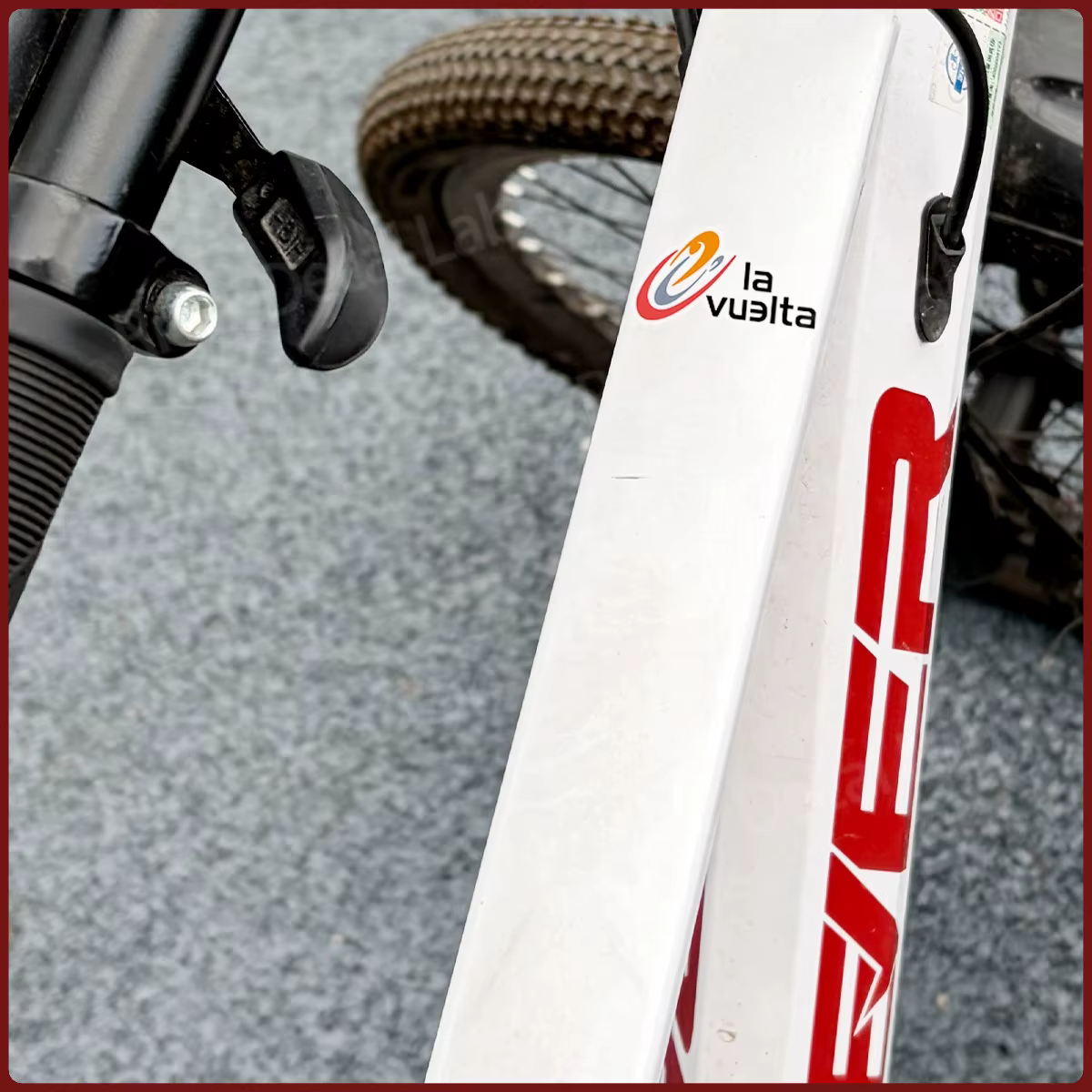 Autocollants de course cycliste 3D UV pour vélos de route