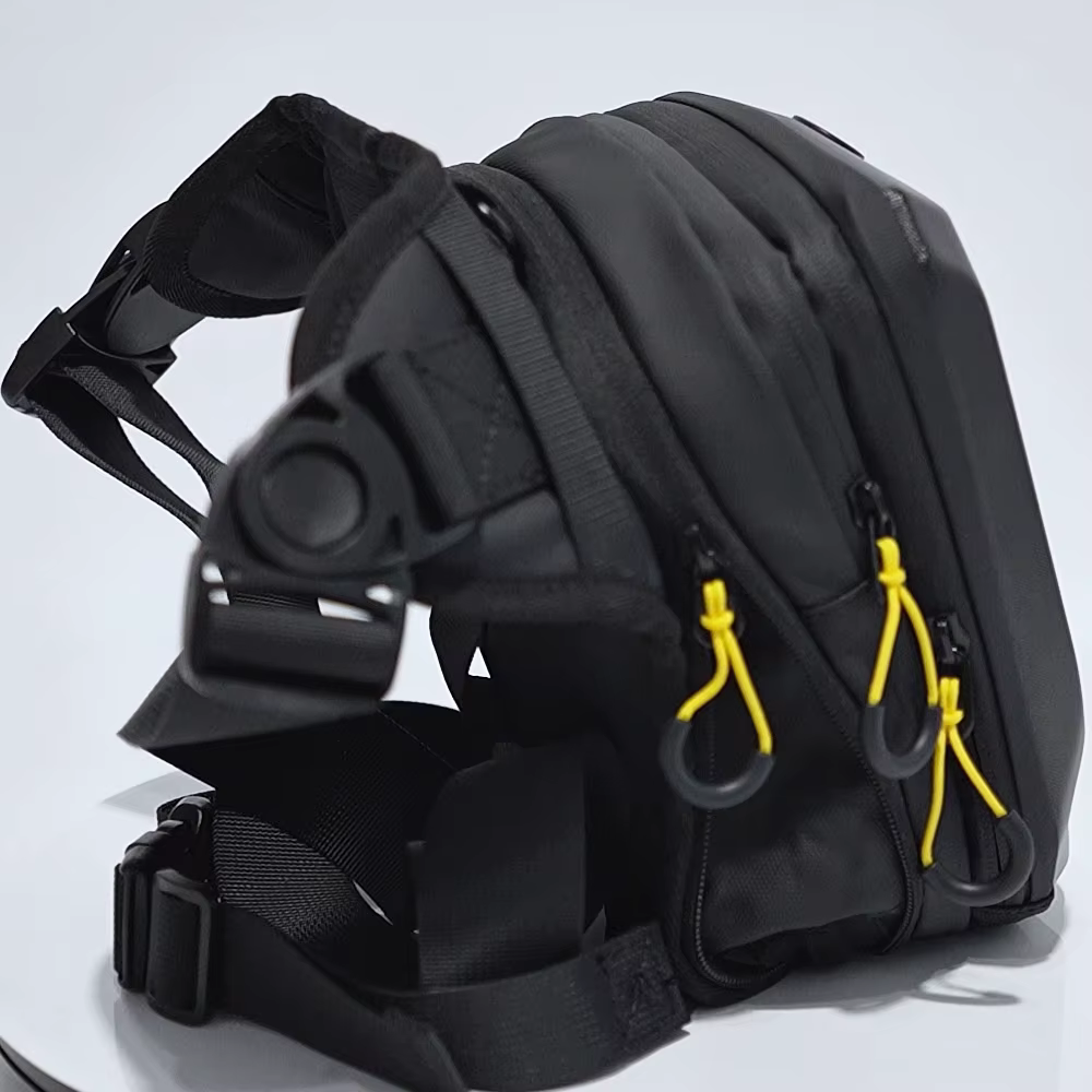 Sac latéral de jambe de vélo de moto LED bricolage application intelligente affichage sac à dos en plein air sac de