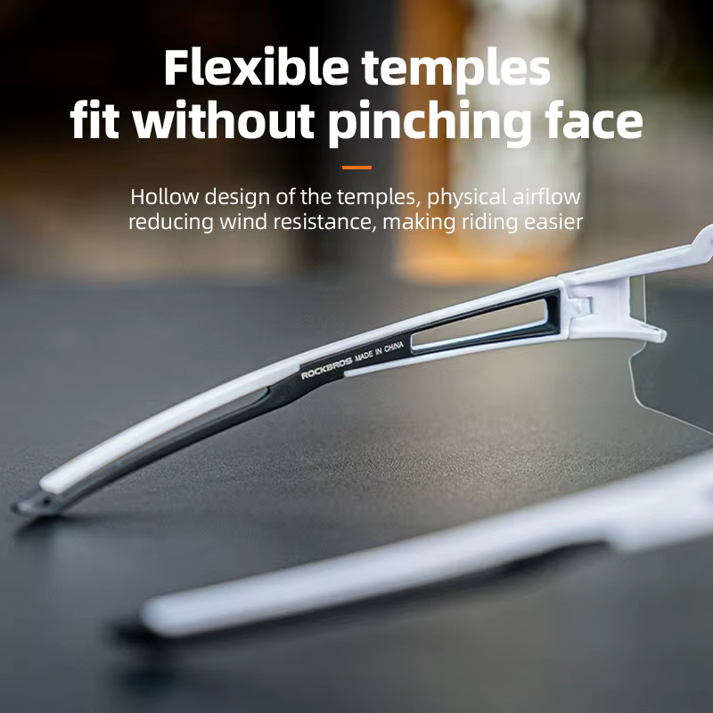 ROCKBROS lunettes de vélo photochromiques anti-buée UV400 Protection solaire