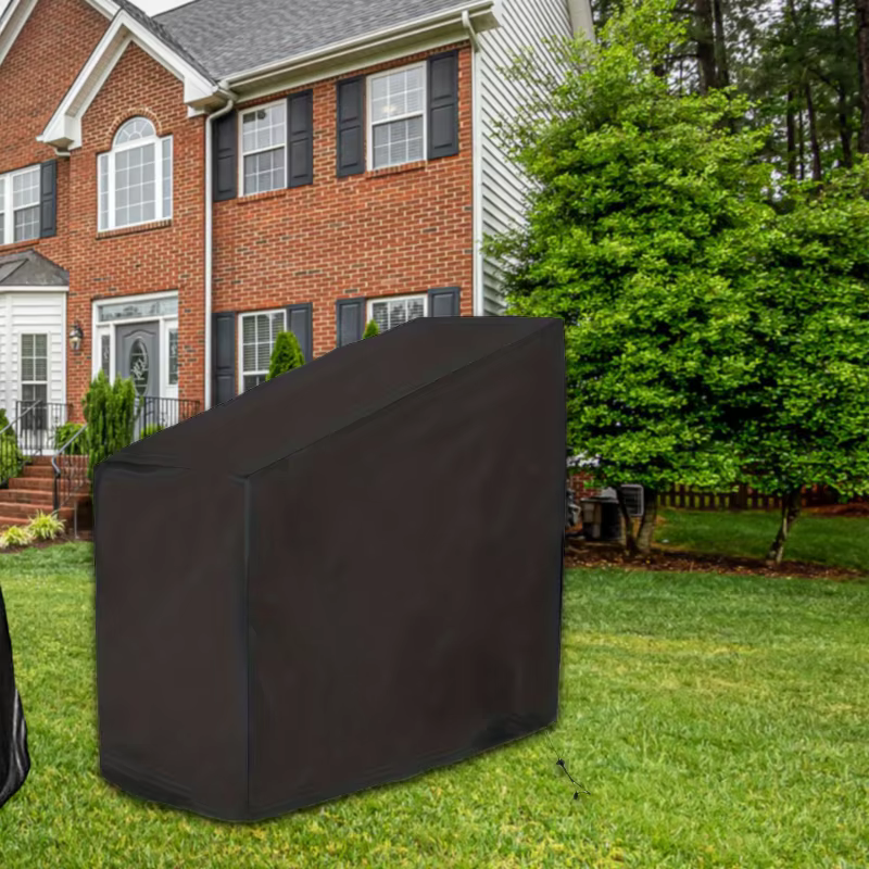 Housse de vélo d'exercice noire imperméable