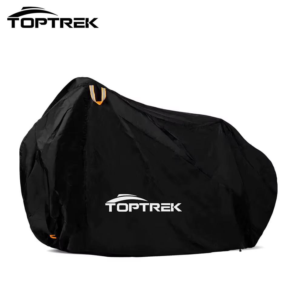 Toptrek housse de vélo stockage extérieur étanche Anti-UV 210D Oxford couvertures de haute qualité pour vélos pluie neige poussière protection