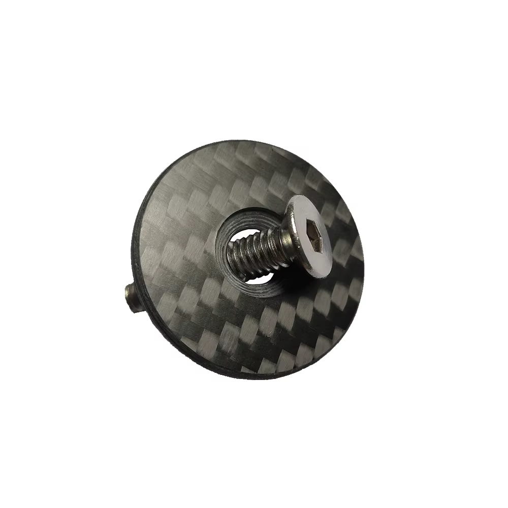 BALUGOE casque de vélo capuchon supérieur en carbone tige