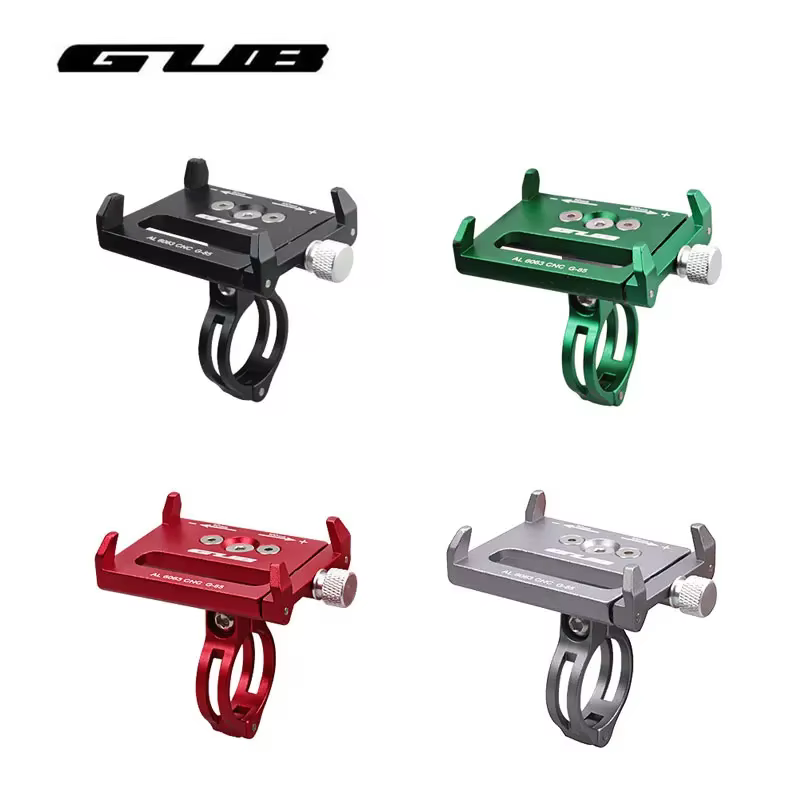 GUB G85 support de téléphone de vélo universel réglable 3.5-6.5 pouces Smartphone guidon