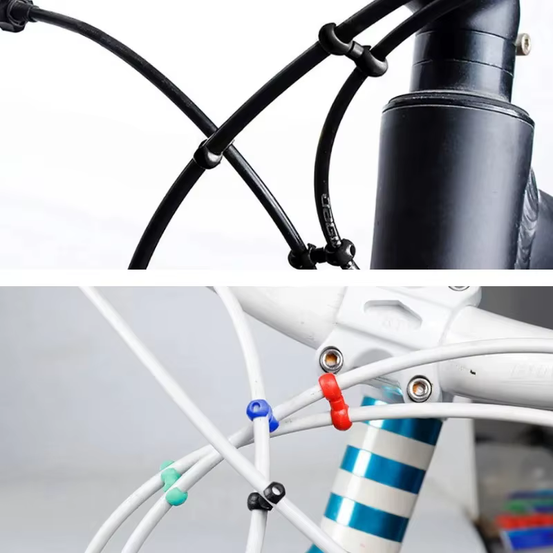 10 pièces/ensemble Clips de ligne transversale de vélo