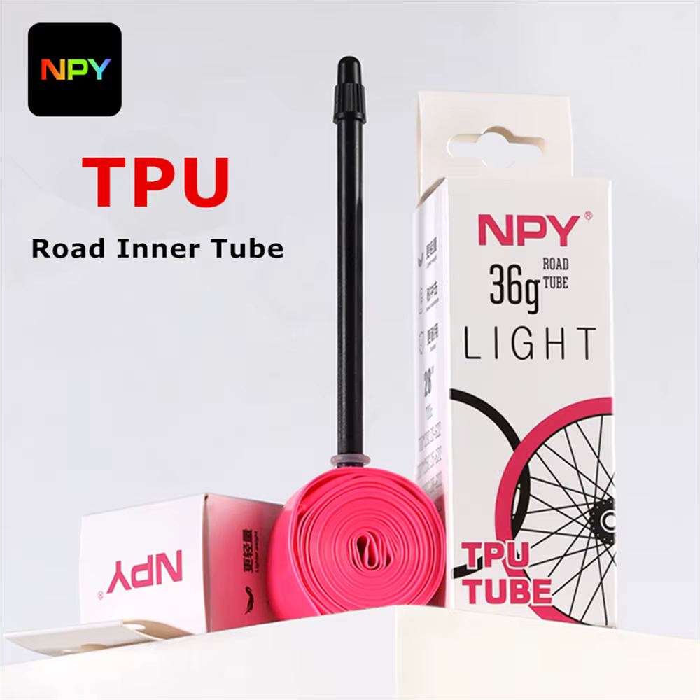Chambre à air de vélo ultralégère NPY 28g en TPU