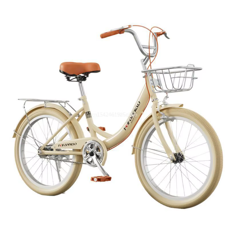 Vélo adulte dames voiture de banlieue voyage urbain hauteur réglable 20 "/22" /24 "léger rétro collège campus
