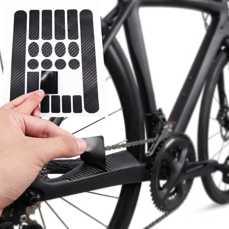 Protecteur de chaîne de vélo noir