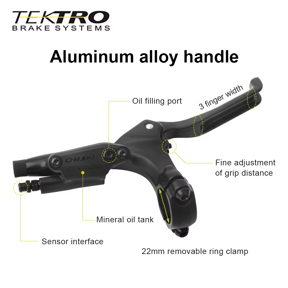 TEKTRO HD-E3520 e-bike hydraulique frein à disque capteur puissance contrôle 160/180/203mm Rotor vtt vélo électrique frein