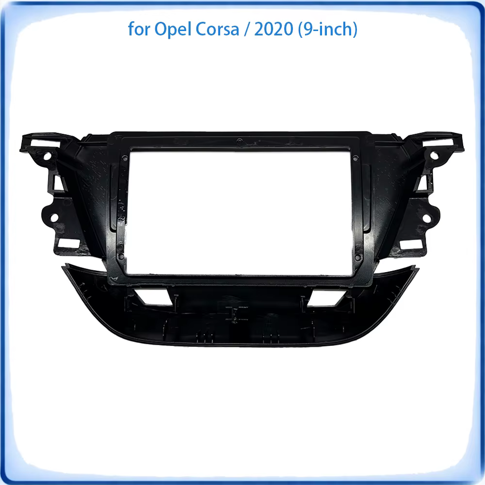 Cadre de façade d'autoradio pour Opel Corsa 2020, Kit de garniture 9 pouces, accessoires de voiture Plug & Play