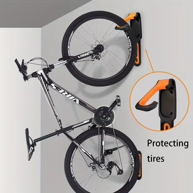 Support mural de vélo pliable