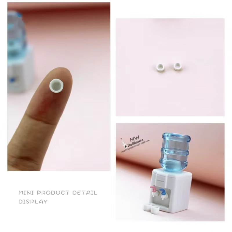Nouveau modèle de scène de jeu alimentaire miniature, mini accessoires, mini distributeur d'eau, accessoires de décoration pour la maison, pour le salon