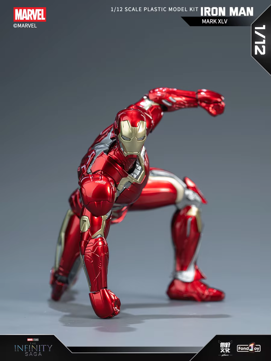 15.5CM Fondjoy Original MK45 Iron Man 1/12 Mark45 Avengers: Age of Ultron Vibranium assemblé figurine recueillir jouet cadeau