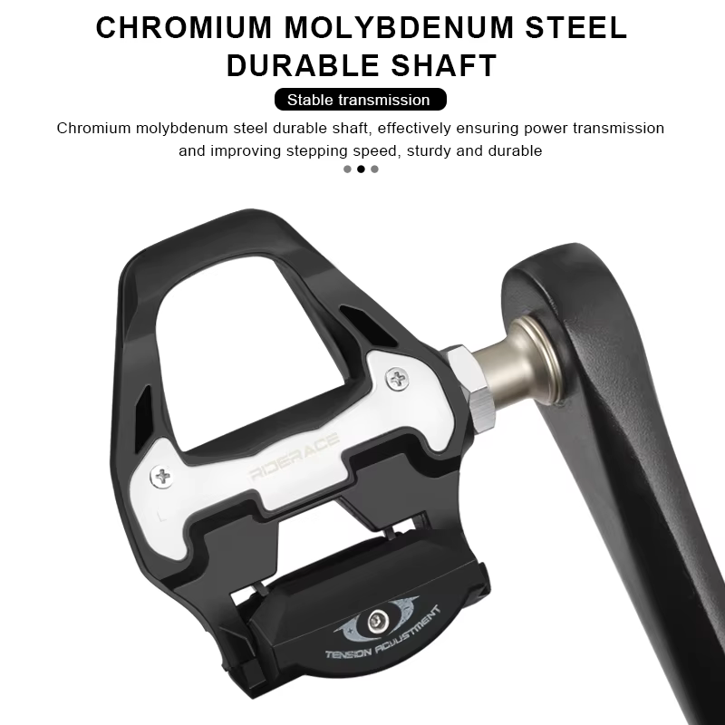 Pédales de vélo RIDERACE, pédales auto-bloquantes pour vélo de route, pédales de cyclisme sur gravier, roulements étanches, clips pour système SPD SL.