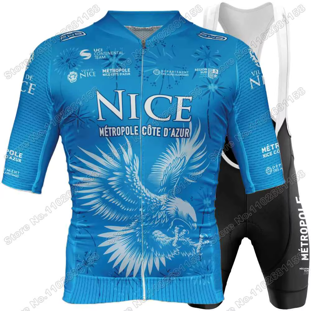Maillot de cyclisme Team Nice Métropole Côte d'Azur 2025