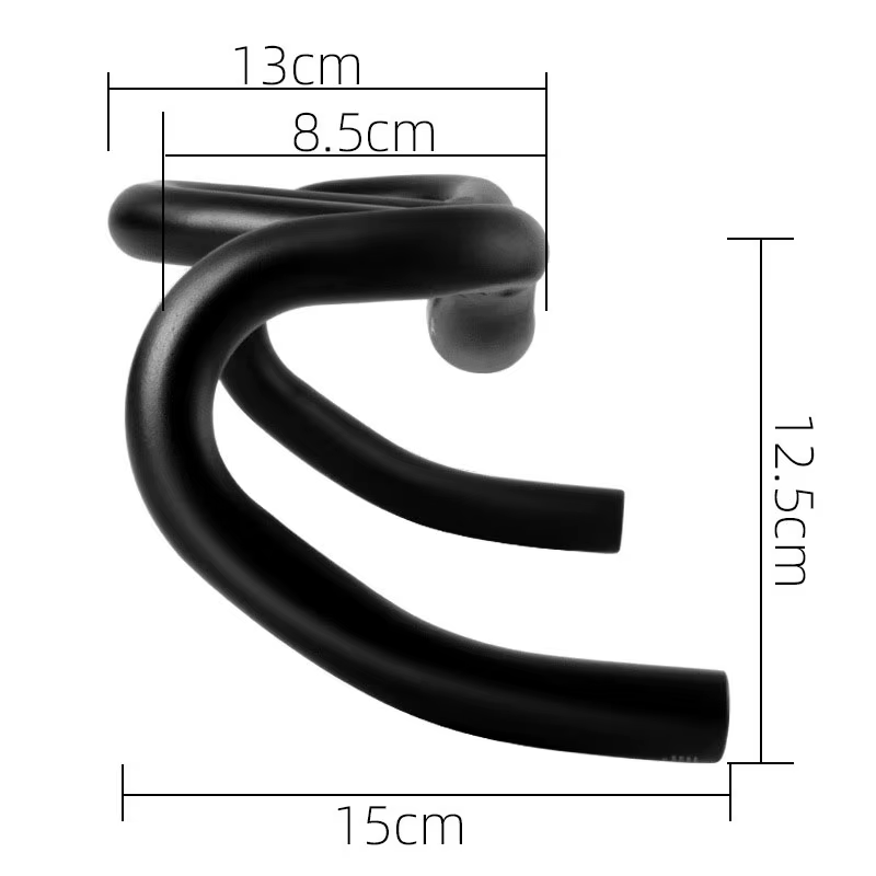 Barres de chute de vélo en gravier pour Adventure & Commute – Guidon confortable de 31