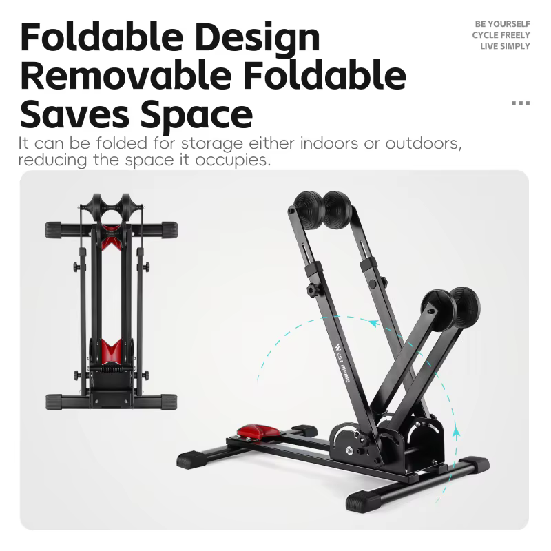 WEST BIKING – support de stationnement pliable pour vélo