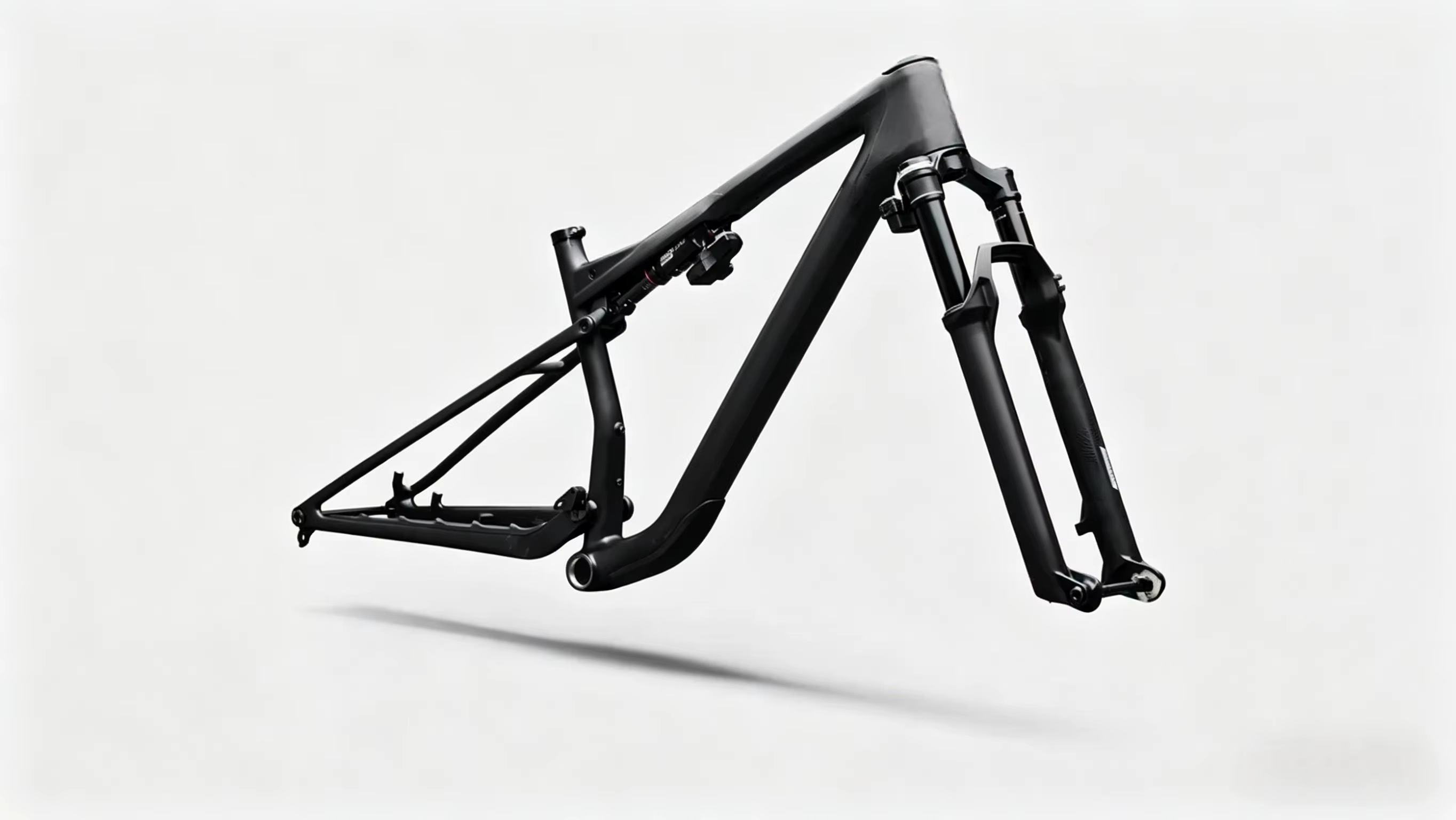 Cadre de vélo de montagne à suspension en fibre de carbone T1200