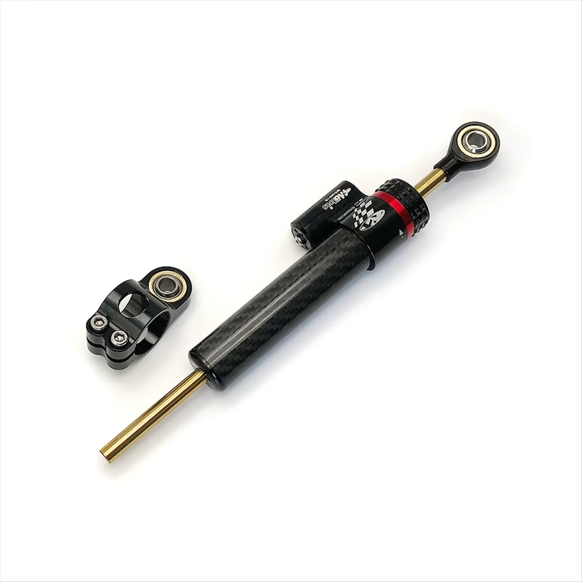 Amortisseur de direction réglable en fibre de carbone pour trottinette électrique Diandian For Thunder CNC