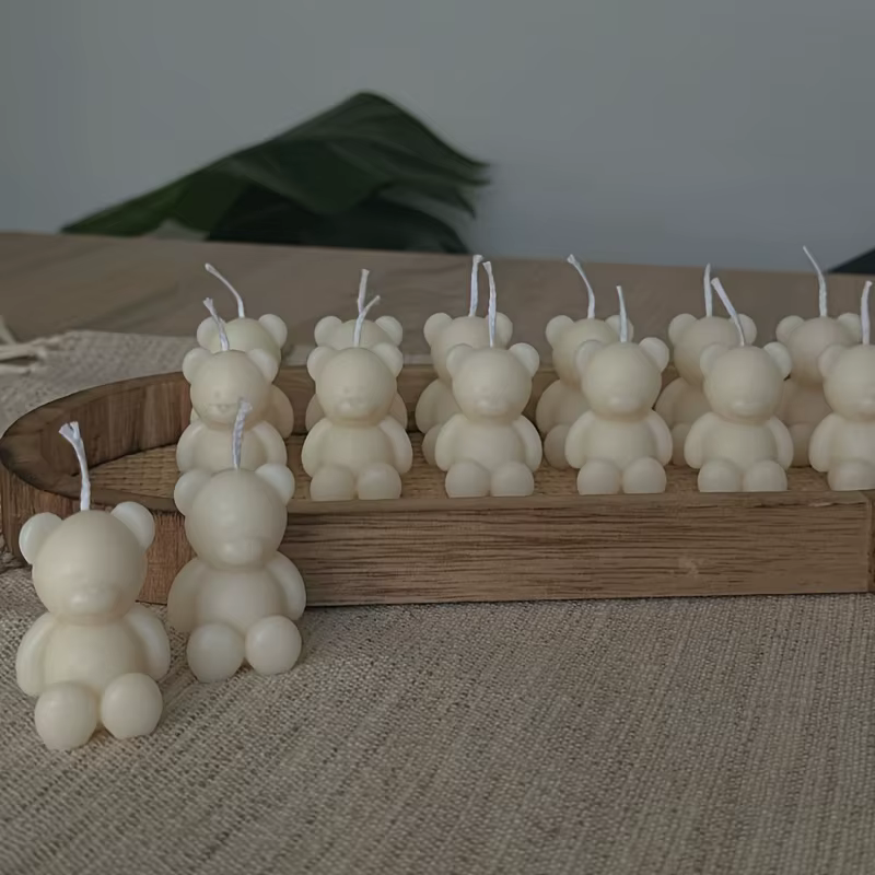 Moule à ours en silicone parfumé ci-après les, cadre de Regina et compte en résine, moule en forme d'animal mignon pour la décoration intérieure, aromathérapie