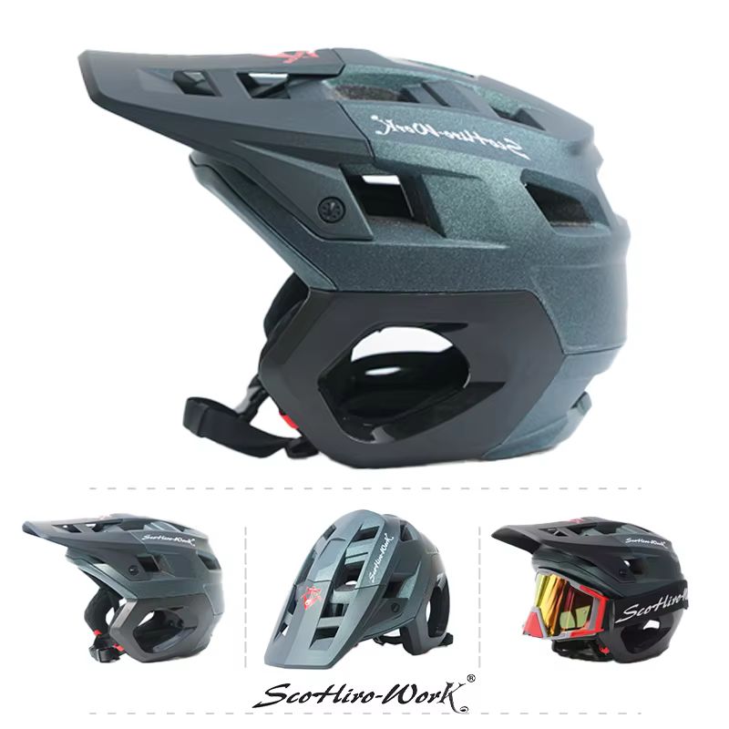 Casque de vélo de montagne ultraléger demi-visage 3/4